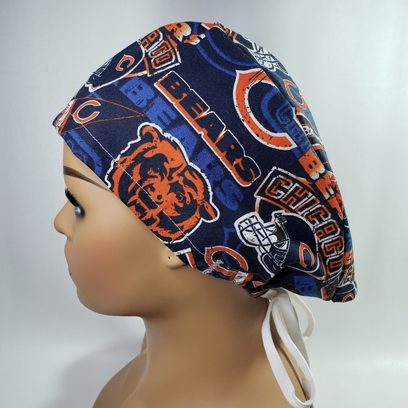 chicago bears swim cap